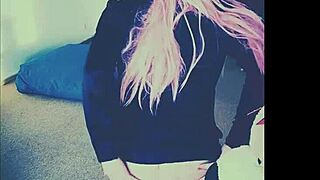 Veronica daily shakes trans ass rides dildo crossdressed fun