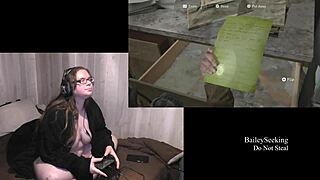 naked bbw ellie glasses playthrough tits bouncing nude 😈🍑🔥