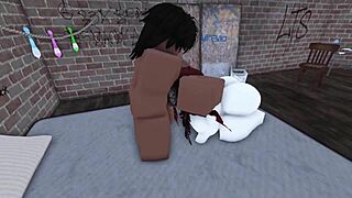 teaching friend to throat my monster bbc 😈🍆👅