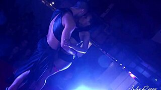 Mulatta Pounds Ass Wild On Public Stage!