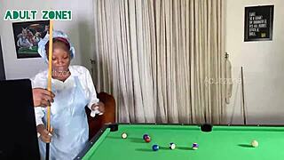 boss bent me over snooker fucked pussy hard for interrupting! 🎱🍆💦