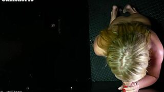 rachel savors cumshot eleven dripping down her eager tongue