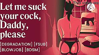 i cum facial on sub brat daddy's bdsm toy