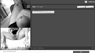 Slut begs for webcam cumshot blasts