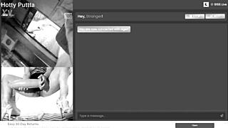 Slut begs for webcam cumshot blasts