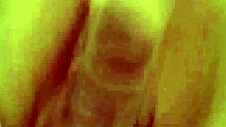 Does brunette coed Megan pound her dildo till she squirts?