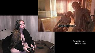 naked bbw ellie glasses playthrough tits bouncing nude 😈🍑🔥