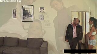 Petite Destiny 18+ slut DPed roughly by two hung studs