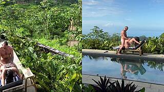 Intense Public Outdoor Fuck Captured Multiple Angles Facial Cumshot