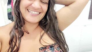 paty's big ass bikini tease begs for latina pussy worship save for matheus