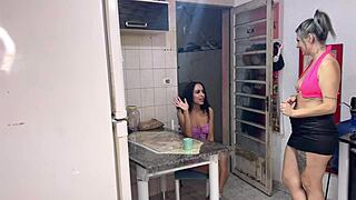 nosy neighbor shows up at midnight for sugar... ends up getting eaten out 👅🔥