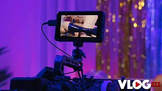 curvy brunette jennifer mendez gifts her juicy pussy for rough pounding backstage