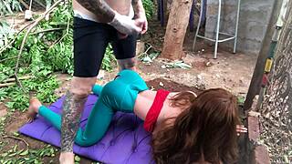 shove my hand deep in this sex doll's ass outdoors public fuck toy amateur