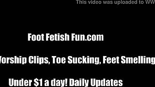 you pathetic bitch lick our toes clean now or else