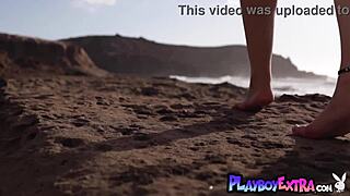 Hey, hot german blonde lisa modpali strips nude posing her natural tits pussy on rocks