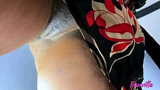 Chubby Ebony Chef Fucks Long BBC in Bedroom Miniskirt