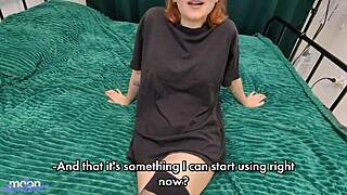 Redhead Alt Girl Dirty Talks Rough Missionary Fuck In Sneakers And Stockings