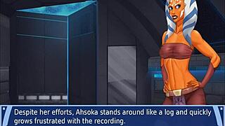 GROPING ORANGE TRAINER BOOBS