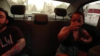 anazinha's tantric beach massage ends in anal cumshots?