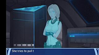 GROPING ORANGE TRAINER BOOBS