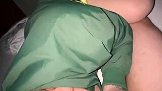 teasing flashing at bar then slurping his hot cum load 🍆💦