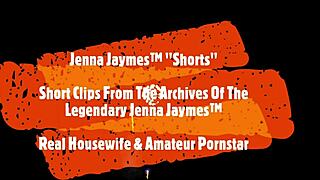 Curvy blonde milf Jenna Jaymes deepthroats thick BBC in shorts