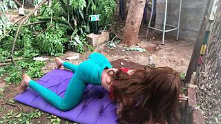 shove my hand deep in this sex doll's ass outdoors public fuck toy amateur