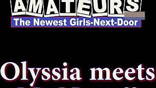 Olyssia's virgin tight ass finally stretched