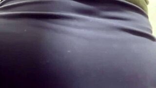 Horny BBW teen's fat ass and big naturals fucked public gym closeup!