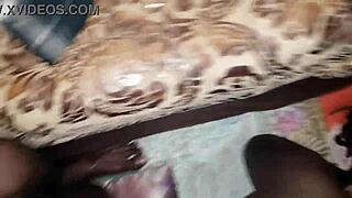 african slut takes monster cock anal!