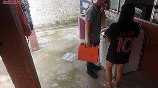 Housewife Pays Washer Tech with Curvy Ass While Hubby’s Away?