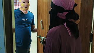 Step-Sis And Hot Hijabi College Friend Fuck In Bathroom Secretly