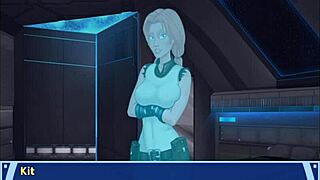 GROPING ORANGE TRAINER BOOBS