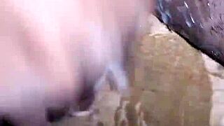 Bigblackie Shaves Then Jerks Massive Black Monster Cock