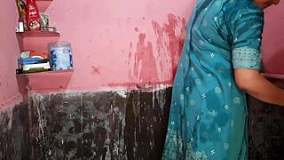 Indian wife bares clean pussy and big boobs