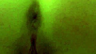 skinny girl enjoys playful intimate session