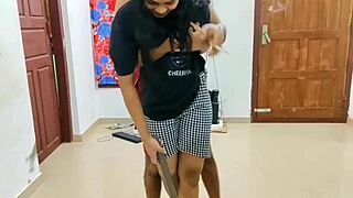 Akshay fucks roommate and friend college threesome party