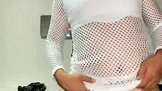 Rica Angelita's Juicy Trans Tits and Crossdressing Temptation