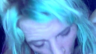 STREET HOOKER DEEPTHROATS COCK SWALLOWING ALL CUM PUBLIC NIGHT!