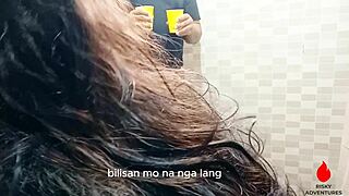 excused my best friend from party to fuck him hard in bathroom