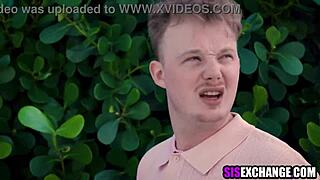 vacation step-sis swap gets wild with blondes and brunettes fucking outdoors 😈🔥 group holiday taboo!