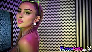 Incredible Big Tits Blondie Kenzie Anne Rips Off Slutty Stockings