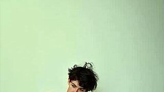 hey skinny babe on bed wanna cum covered from monster cock foreplay to explosive finish?