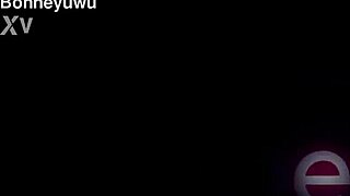 bonneyuwu teases in skirt with dildo on video call