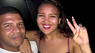 Chubby big ass Marcella Schultz fucked rough by ogre. Doggystyle pounding in swing party cabin