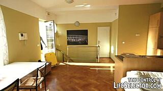 my pornstar roommate with big tits gives the sloppiest pov blowjob in our dorm bent over