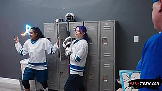 what if sneaky locker room sex with petite cutie goes so wrong?