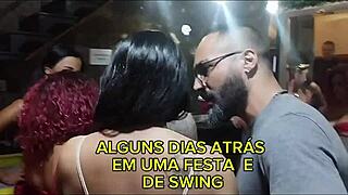 Squirting MILF Fucks Friend's Hung Husband Swallows Cum