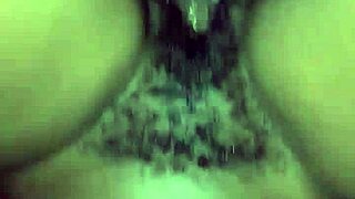 Hairy ebony college student creams pussy missionary with boyfriend