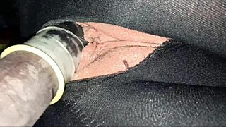 WILD STREETWHORE PUSSY POUNDED TRIPLE ANAL CREAMPIE FRENZY